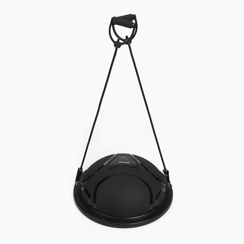 Gymnastická lopta XTREXO proFIT with bands black 8
