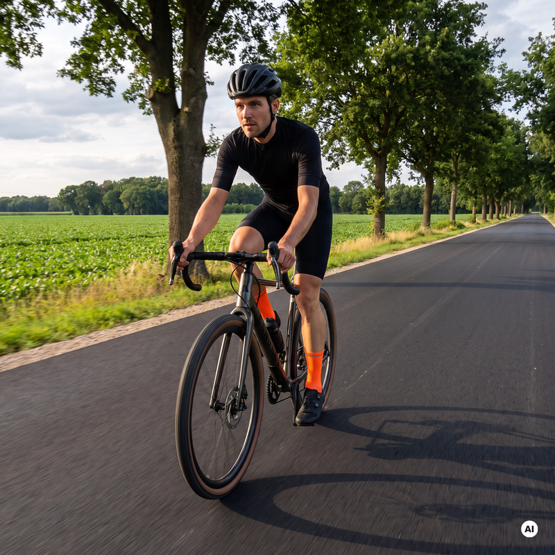 Ponožky na bicykel ATTABO Maxis Visible Pro 3 páry oranžové 3