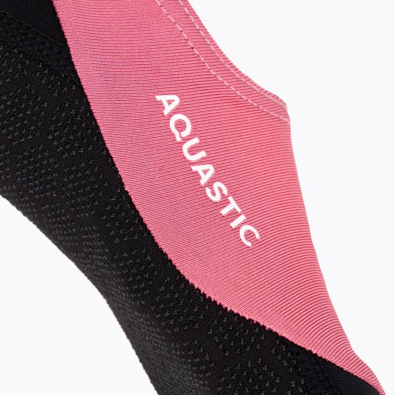 Detské ponožky do bazéna AQUASTIC Seavie Anti-Slip pink 5