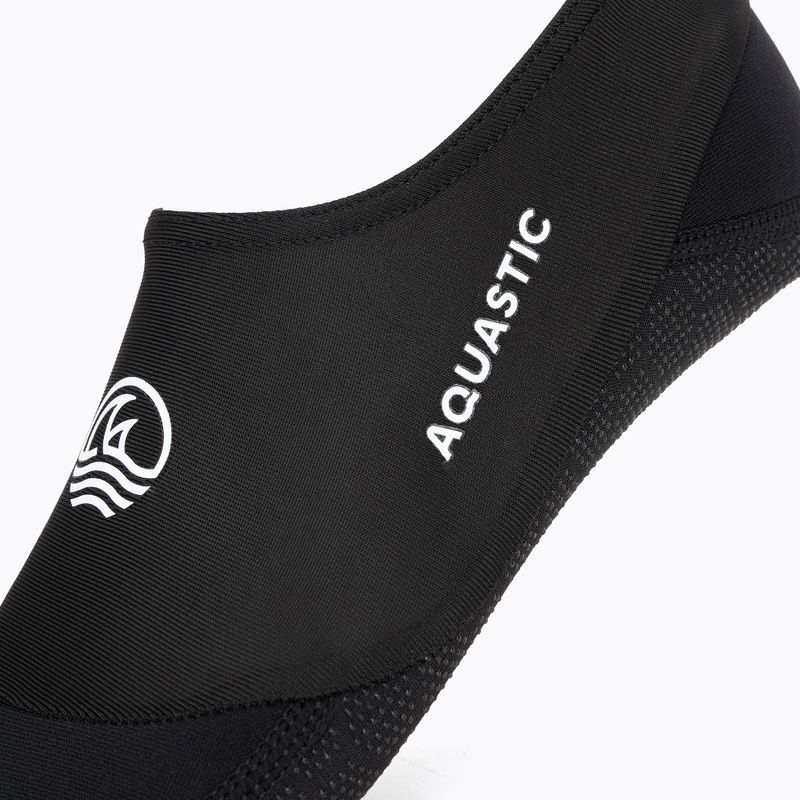 AQUASTIC Seavie Protišmykové ponožky do bazéna čierne 5