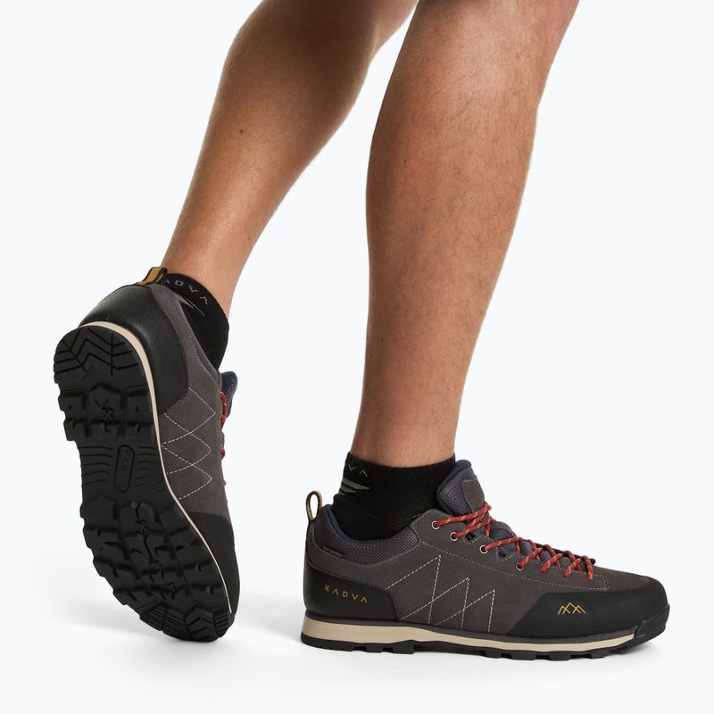Pánske trekingové topánky KADVA Stride Low WaterProof šedé 2