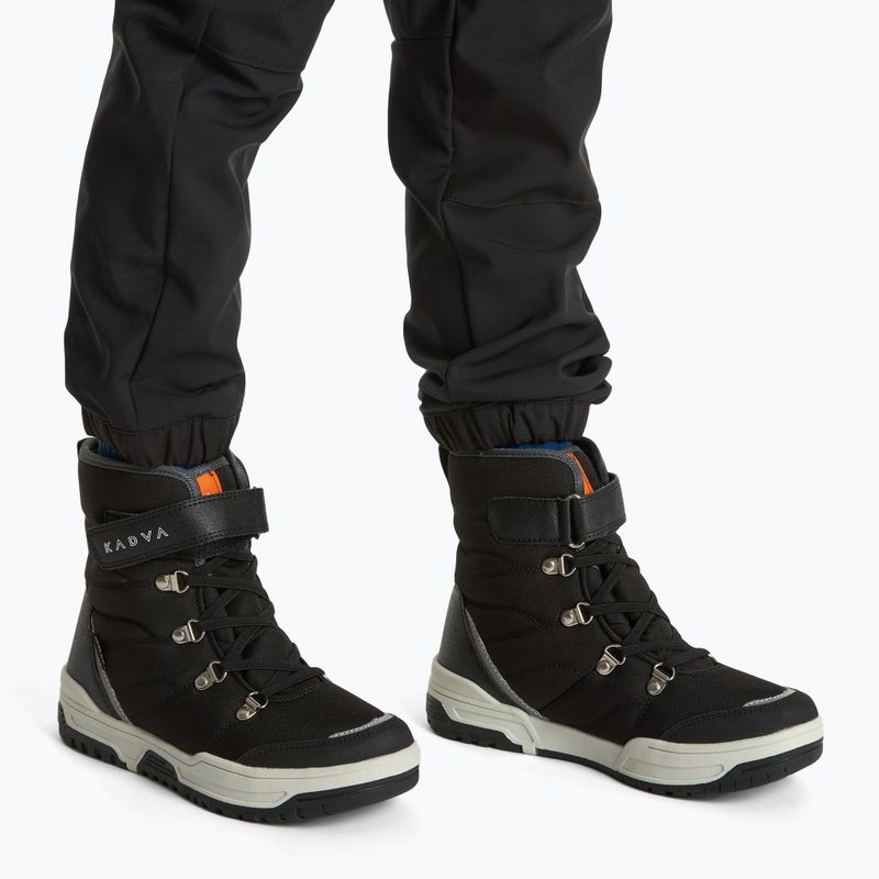 Detské snehule KADVA Flow WaterProof čierne 2