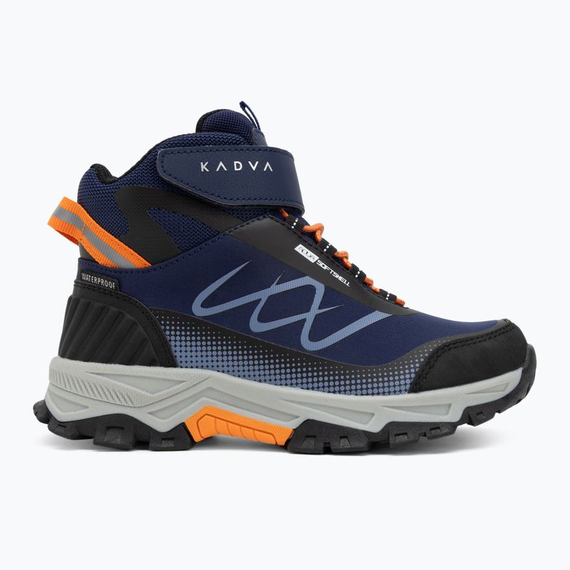 Detské trekingové topánky KADVA Rocky Trail Mid WaterProof Softshell navy / black 5