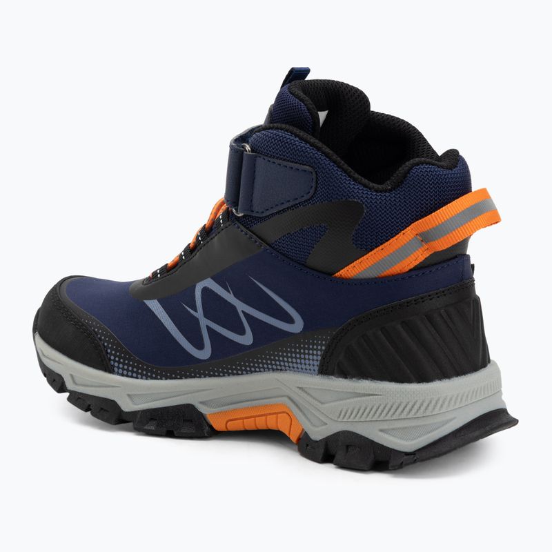 Detské trekingové topánky KADVA Rocky Trail Mid WaterProof Softshell navy / black 6