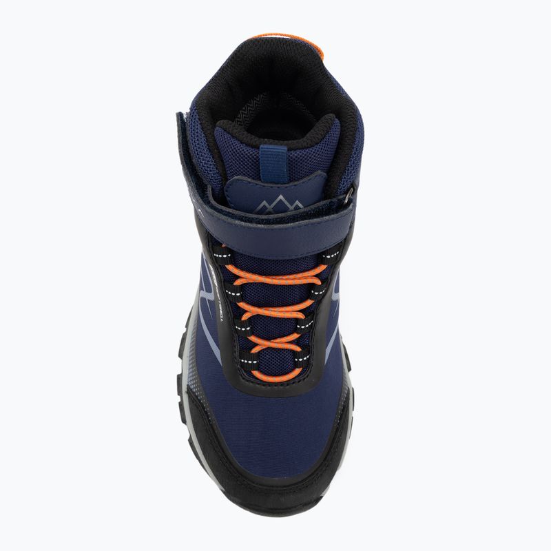Detské trekingové topánky KADVA Rocky Trail Mid WaterProof Softshell navy / black 8