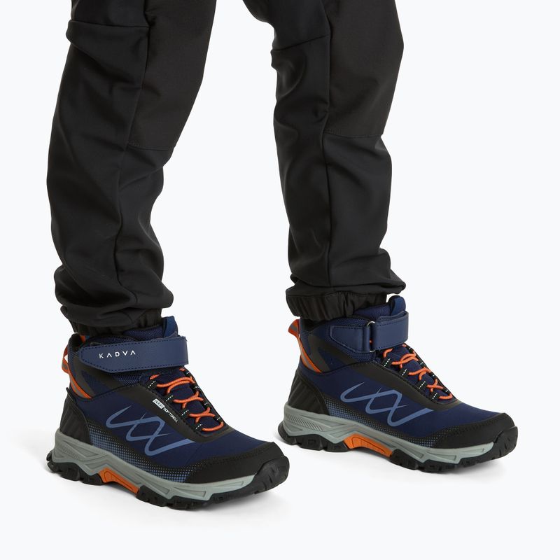 Detské trekingové topánky KADVA Rocky Trail Mid WaterProof Softshell modré 2