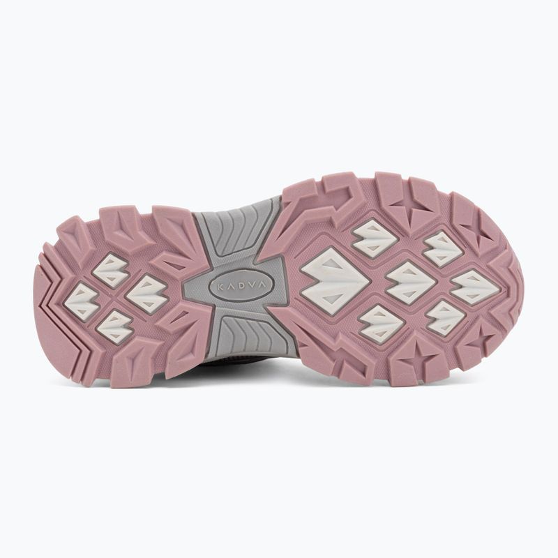 Detské trekingové topánky KADVA Rocky Trail Mid WaterProof Softshell gray / pink 7
