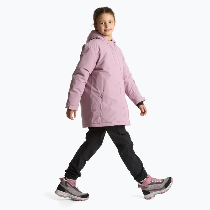 Detské trekingové topánky KADVA Rocky Trail Mid WaterProof Softshell gray / pink 3