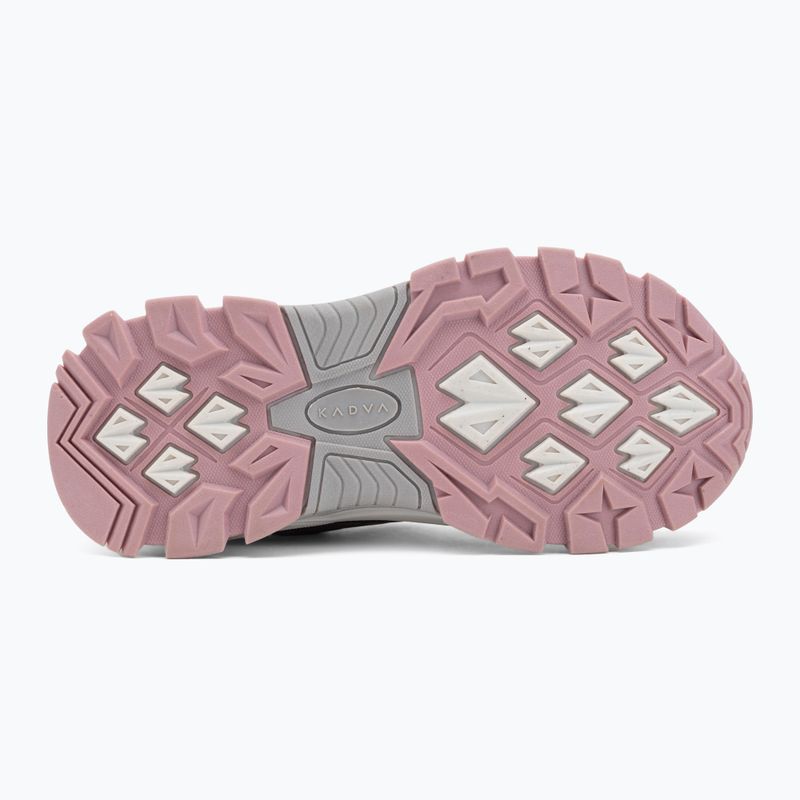 Detské trekingové topánky Kadva Rocky Trail Low WaterProof Softshell gray / pink 7