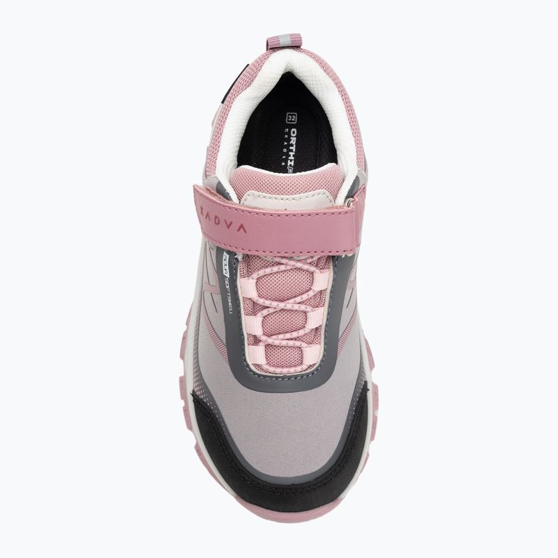 Detské trekingové topánky KADVA Rocky Trail Low WaterProof Softshell šedé 8