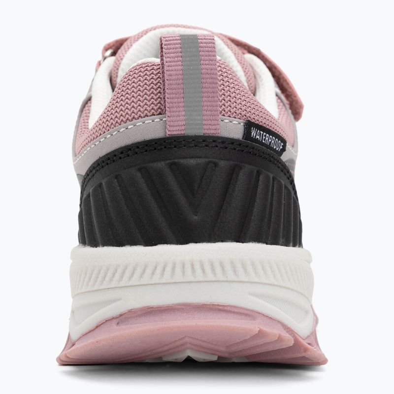 Detské trekingové topánky Kadva Rocky Trail Low WaterProof Softshell gray / pink 9