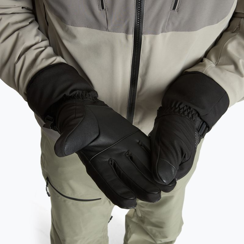 Lyžiarske rukavice KADVA Mountain Flow Pro koža 3M Thinsulate black 2