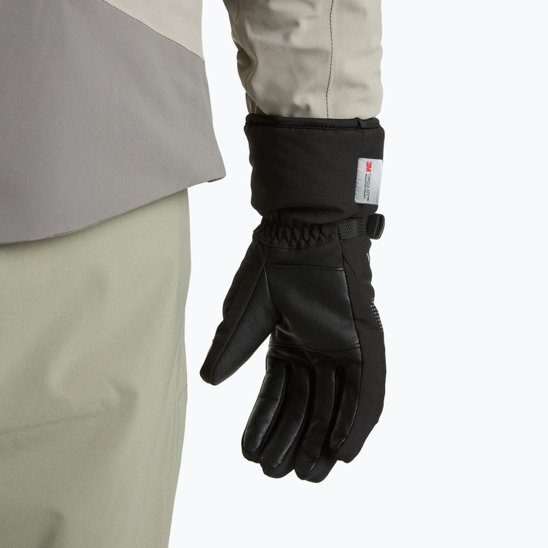 Lyžiarske rukavice KADVA Mountain Flow Pro koža 3M Thinsulate black 4