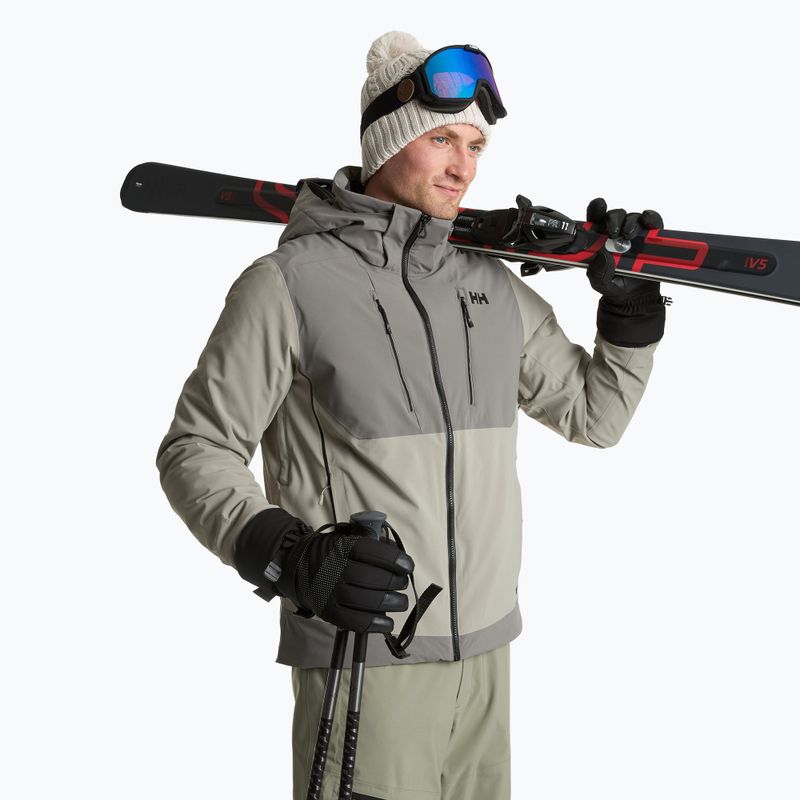 Rukavice na lyžovanie KADVA Mountain Flow Pro koža 3M Thinsulate čierna 6