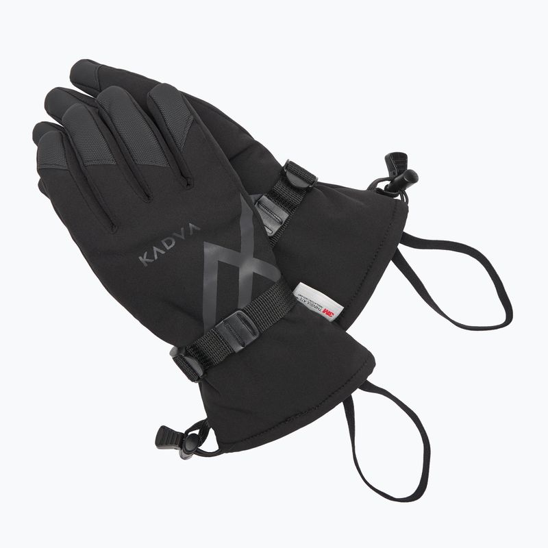 Dámske lyžiarske rukavice KADVA Mountain Flow 3M Thinsulate black 10