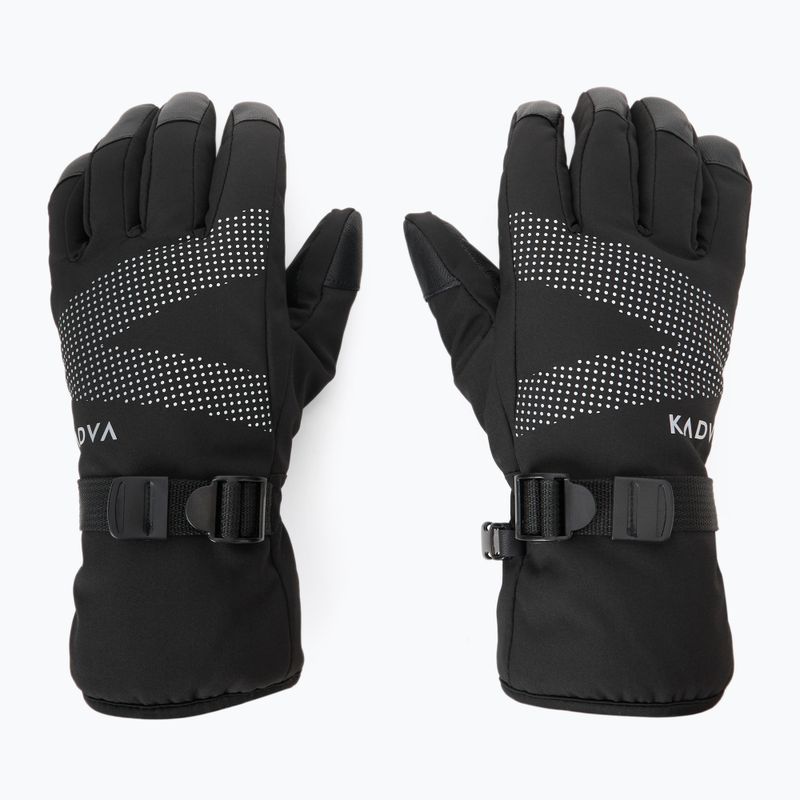 Dámske lyžiarske rukavice KADVA Mountain Flow Pro koža 3M Thinsulate black 2