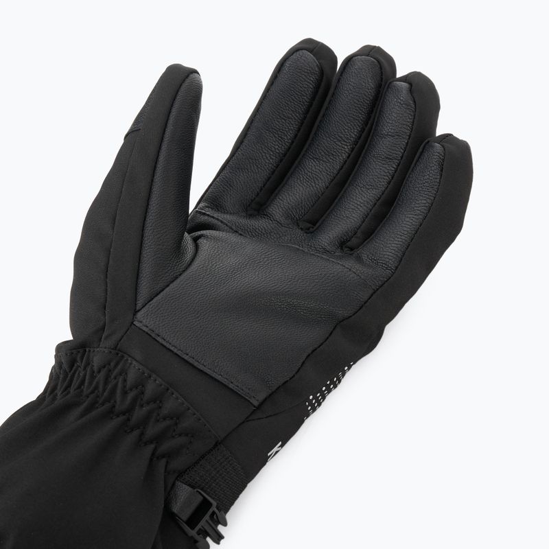 Dámske lyžiarske rukavice KADVA Mountain Flow Pro koža 3M Thinsulate black 7