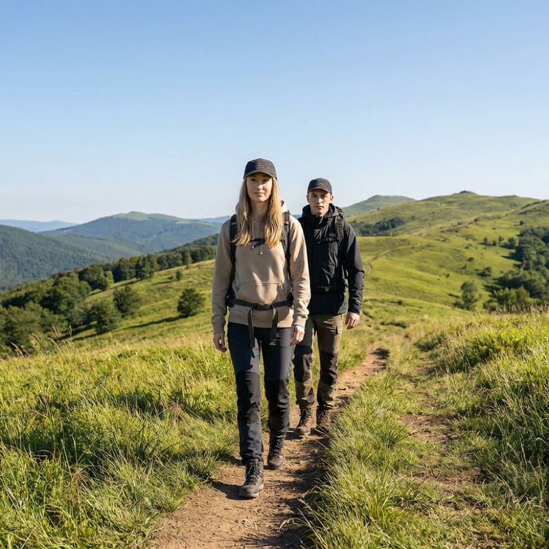 Čiapka s billou KADVA Hiker Cap čierna 8