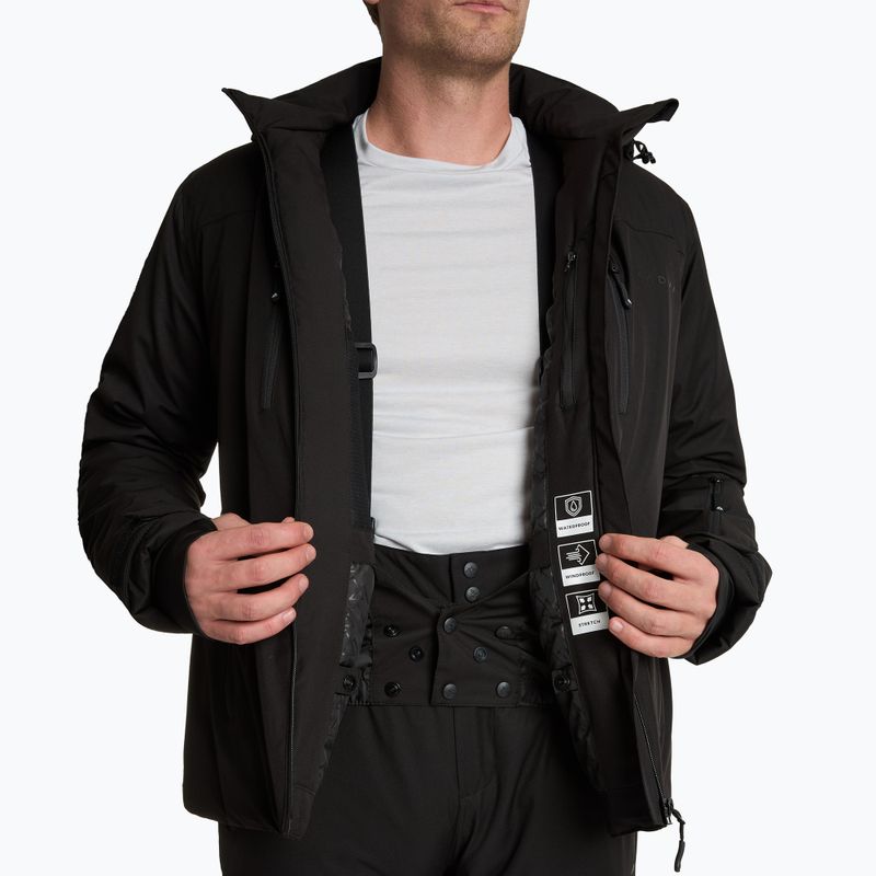 Pánska lyžiarska bunda KADVA Edge X Jacket čierna 3