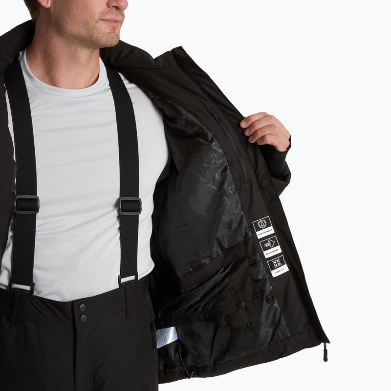 Pánska lyžiarska bunda KADVA Edge X Jacket čierna 9