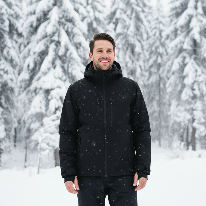 Pánska lyžiarska bunda KADVA Edge X Jacket čierna 13