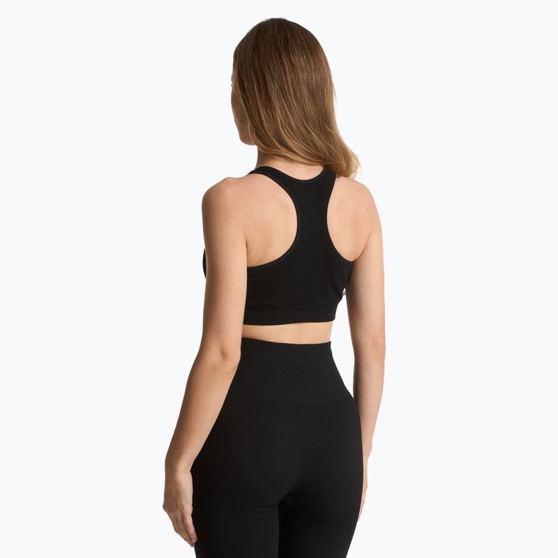 Fitness  podprsenka XTREXO Rexi Up Seamless Bra black 3