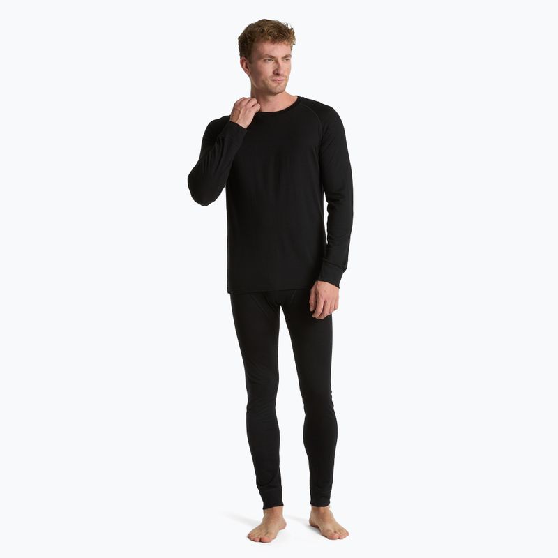 Pánska súprava termoprádla WOOLCANO Merino SET0540 čierna