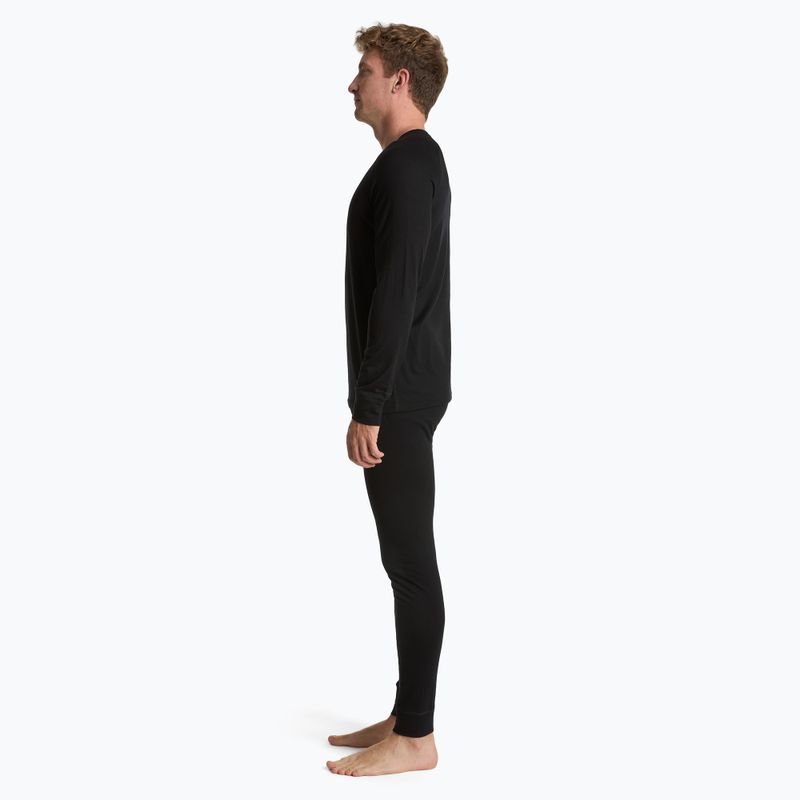 Pánska súprava termoprádla WOOLCANO Merino SET0540 čierna 2