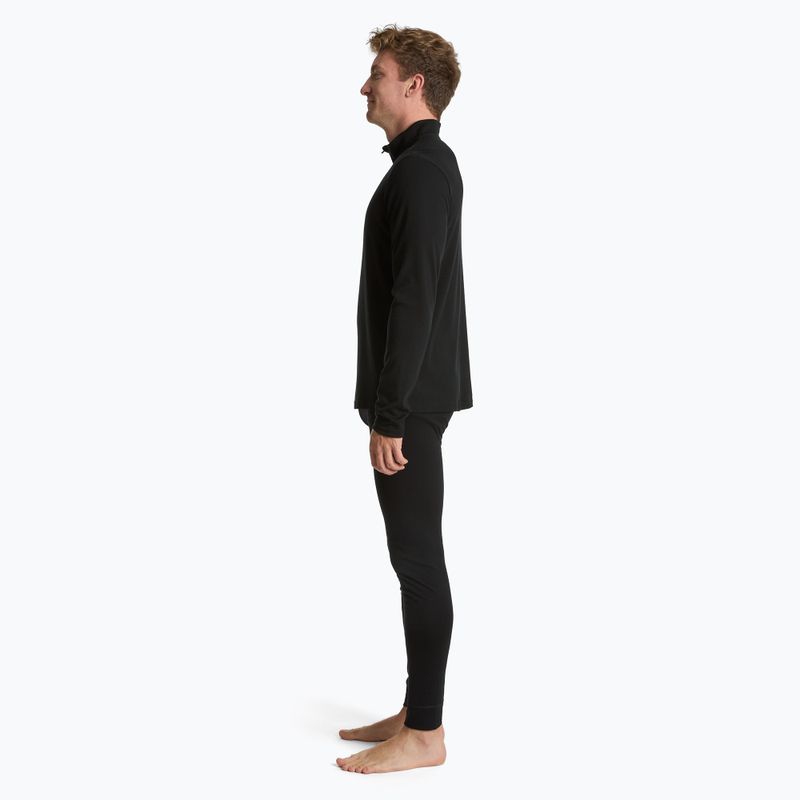 Pánska termo mikina WOOLCANO Merino TOP0544 black 3