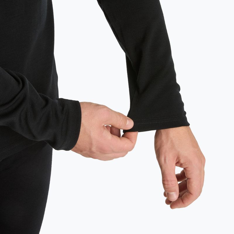 Pánska termo mikina WOOLCANO Merino TOP0544 black 6
