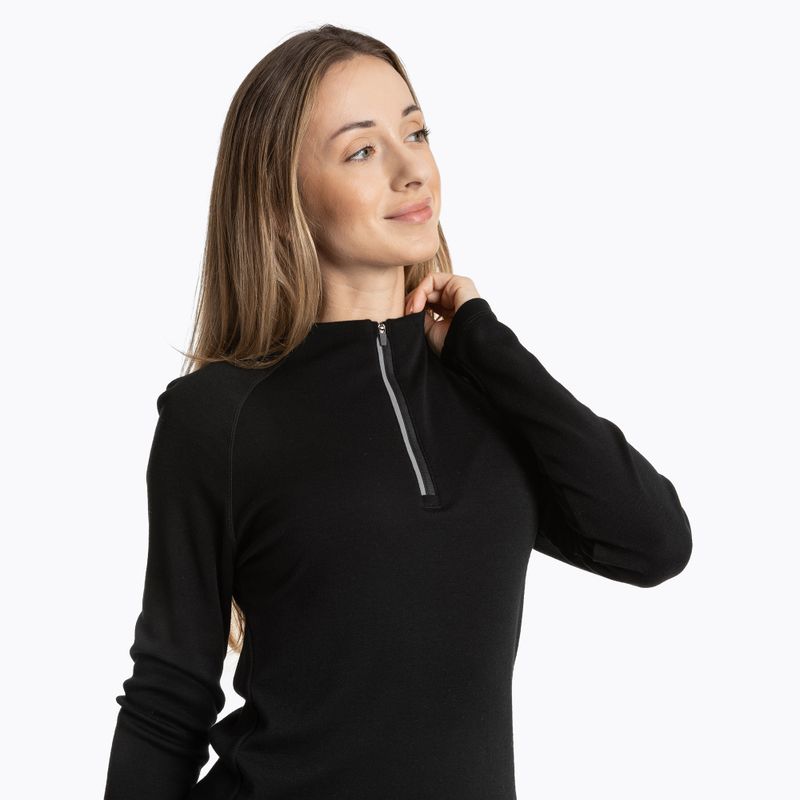 Dámska termo mikina WOOLCANO Merino TOP0545 black 5