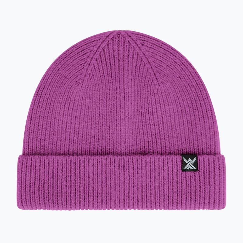 Zimná čiapka WOOLCANO Merino HAT0440 śiwkowy