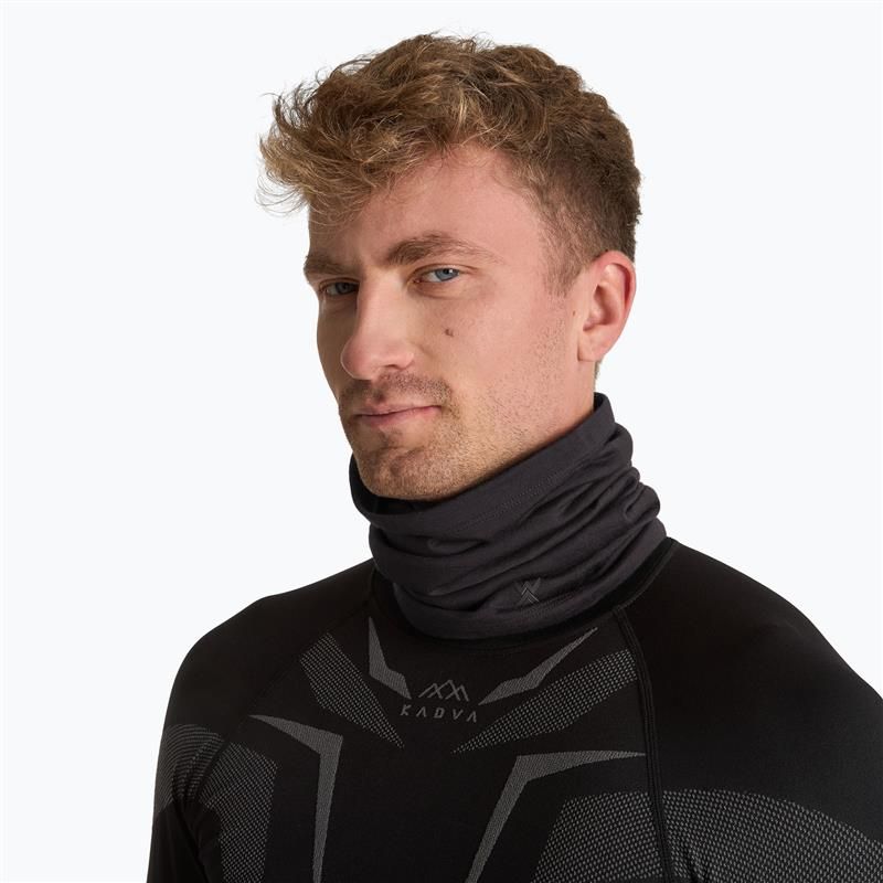 Nákrčník WOOLCANO Merino SPT24-33 čierny