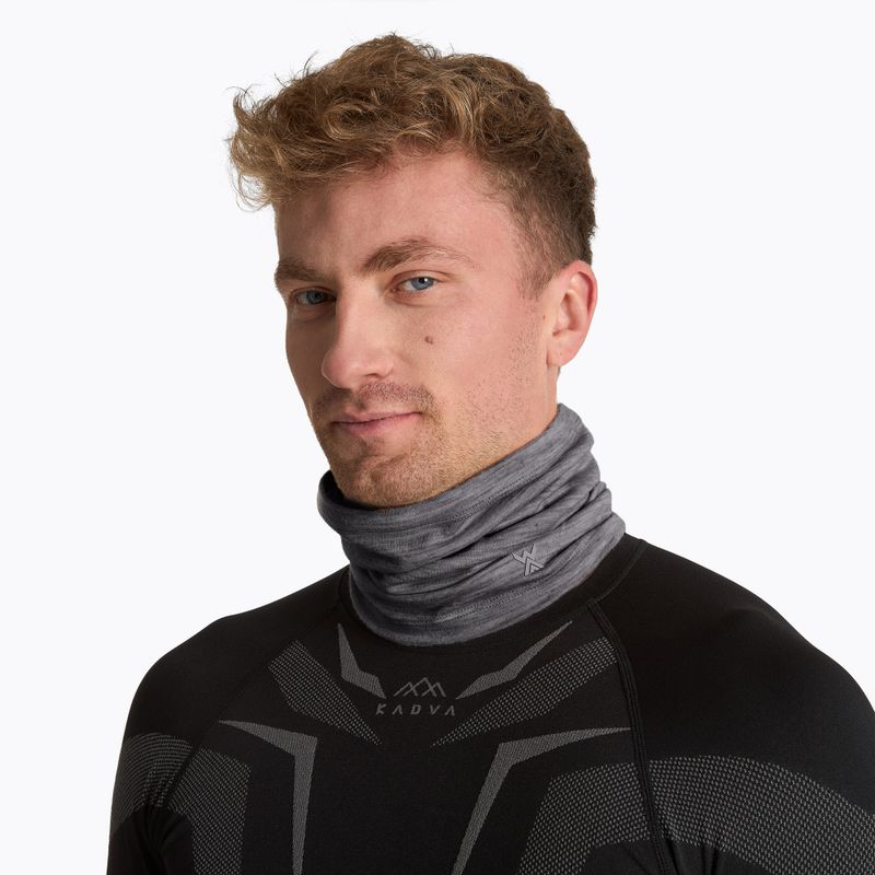 Nákrčník WOOLCANO Merino SPT24-33 sivý