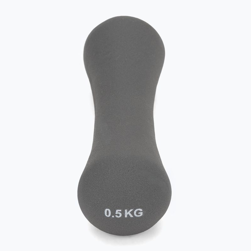 Neoprénová činka XTREXO TX0-B4M007 0,5 kg sivá 3