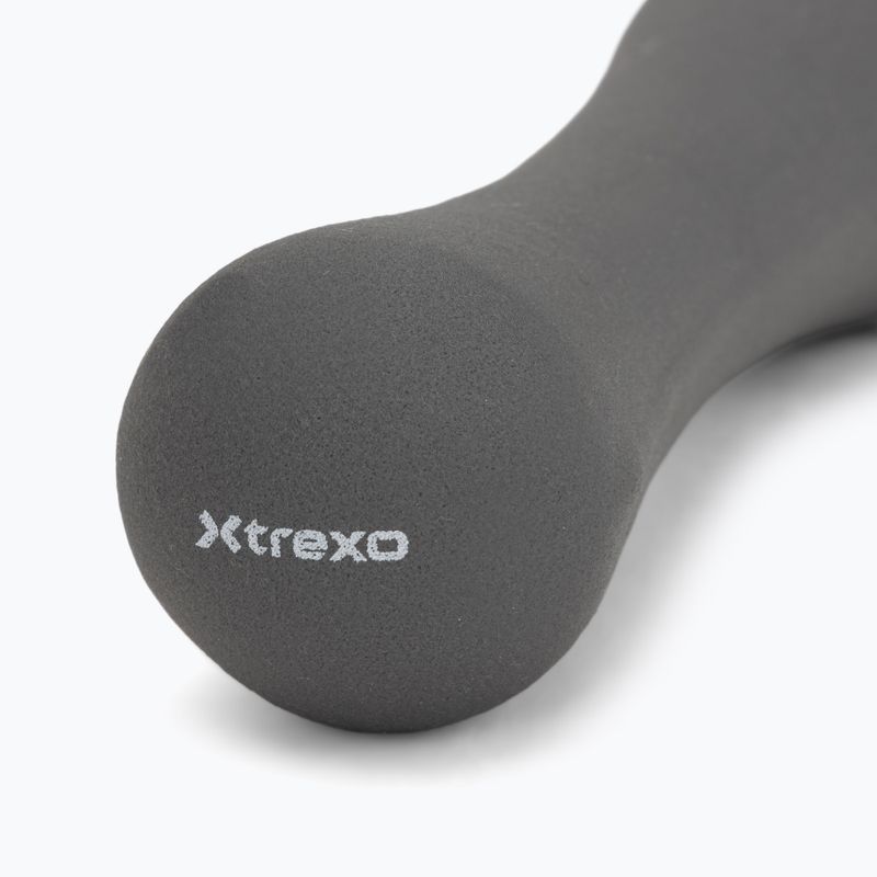 Neoprénová činka XTREXO TX0-B4M007 0,5 kg sivá 6