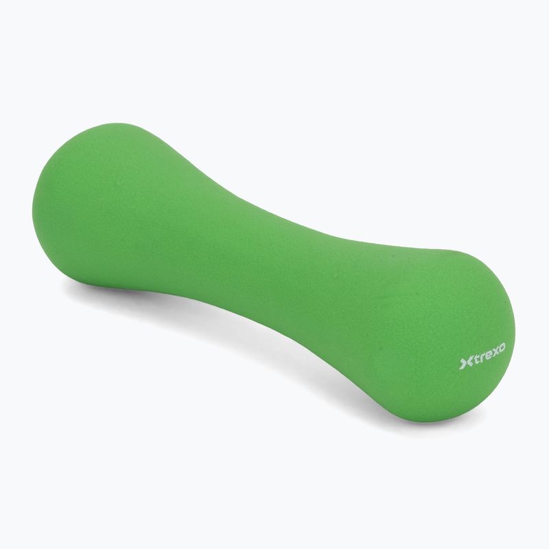 Neoprénová činka XTREXO TX0-B4M008 1 kg zelená