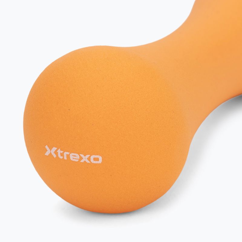 Neoprénová činka XTREXO TX0-B4M009 1,5 kg oranžová 6
