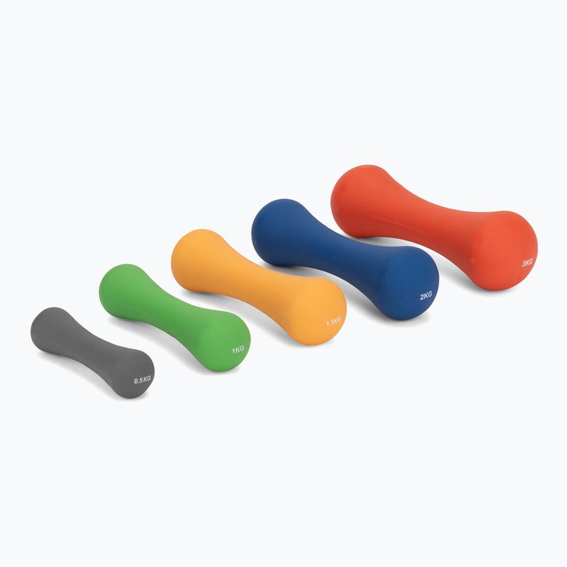 Neoprénová činka XTREXO TX0-B4M009 1,5 kg oranžová 13