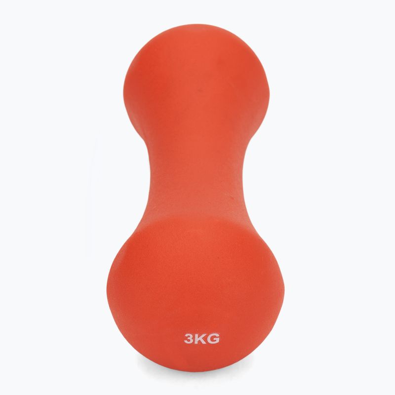 Neoprénová činka XTREXO TX0-B4M011 3 kg červená 3