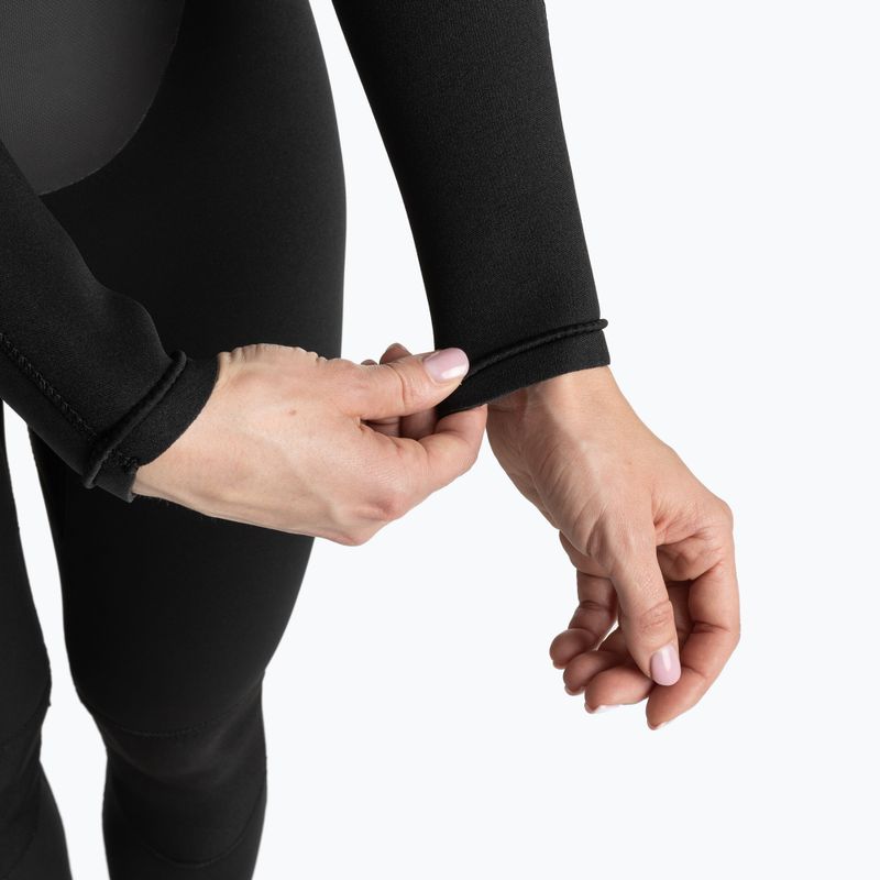 Dámsky neoprén na surfovanie AQUASTIC z neoprénu 4/3 mm WAVEY black 7