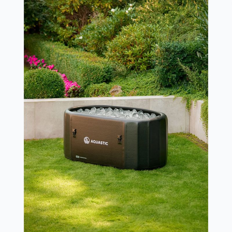 Bazén na otužovanie AQUASTIC BrrFree 456L dropstitch black 3