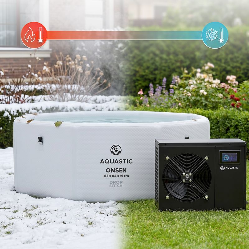 Chladiaci/vykurovací agregát AQUASTIC BrrFree black 4