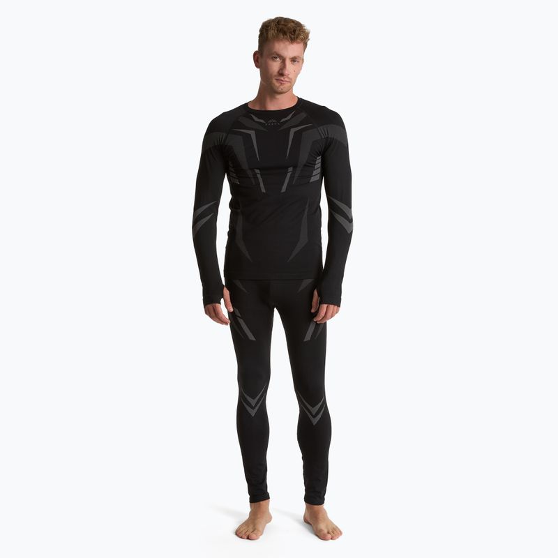 Pánska termo bielizeň KADVA ALPINESTEP COOLMAX THERMAL PRO DRY black