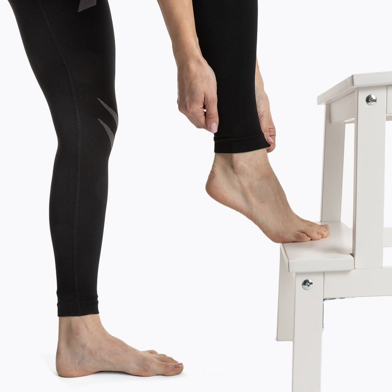 Komplet termoregulačnej dámskej bielizne KADVA ALPINESTEP COOLMAX THERMAL PRO DRY bezšvový čierny 10