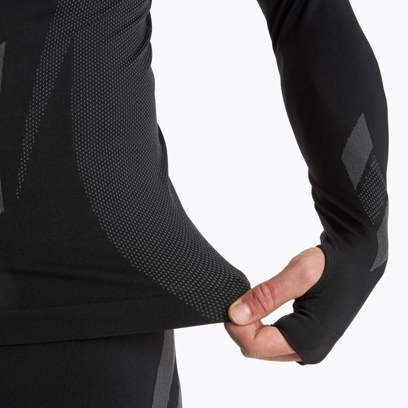Komplet termoregulačnej pánskej bielizne KADVA ALPINESTEP THERMO LIGHT PLUS bezšvový čierny 7