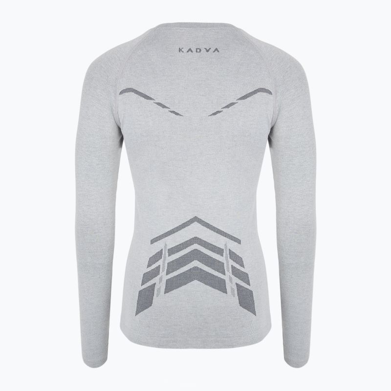 Dámska termo mikina KADVA ALPINESTEP BAMBOO THERMO LIGHT PLUS gray 9