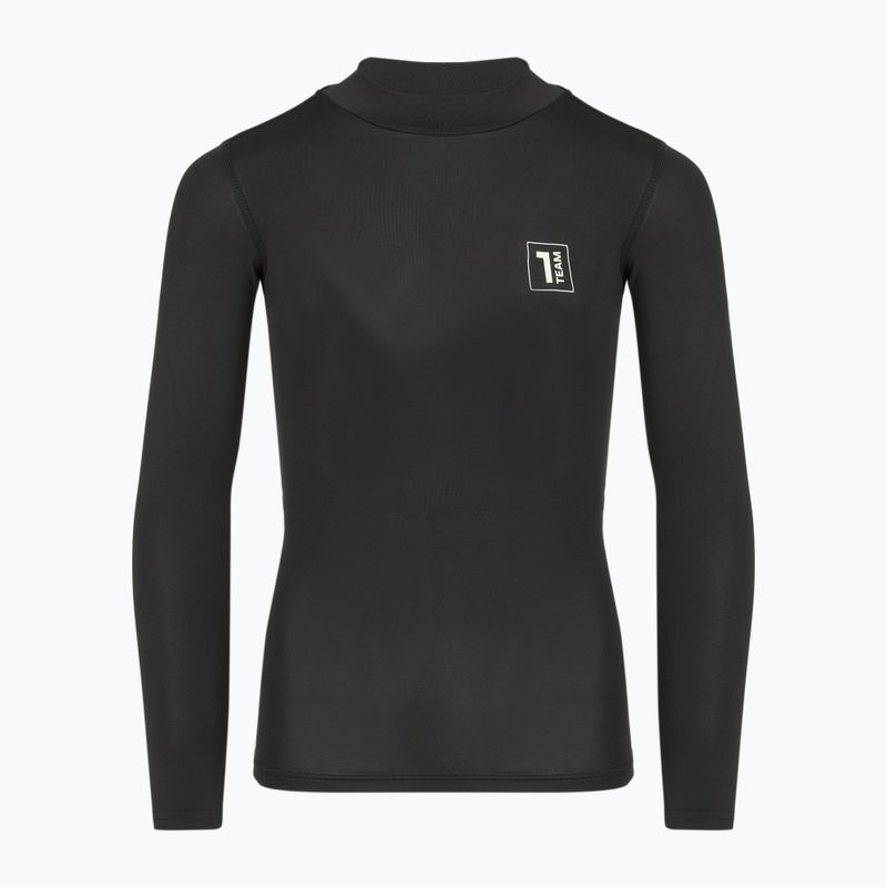 Detské termo tričko longsleeve OneTeam GOAL DRY PLUS black 7