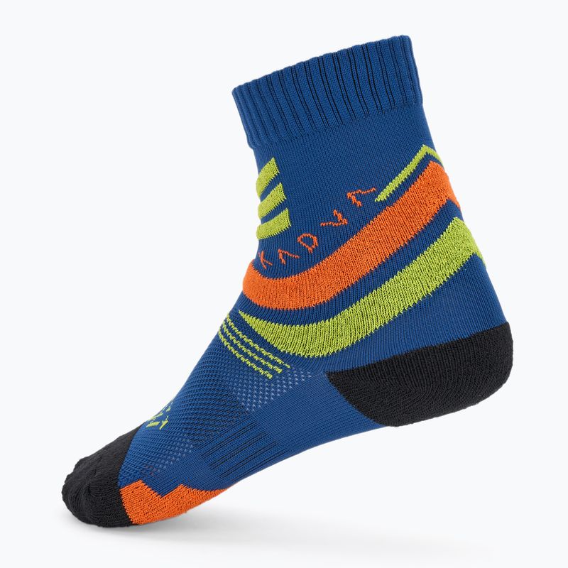 Detské ponožky KADVA Stride Coolmax 2 pairs navy / green / orange 3