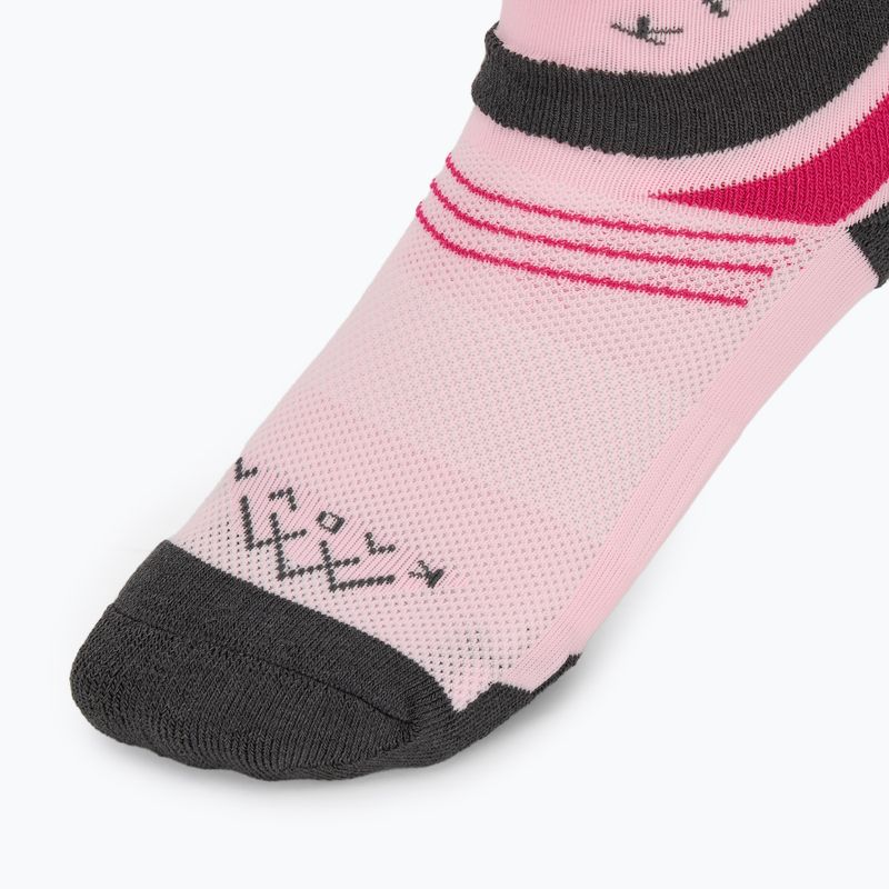 Detské ponožky KADVA Stride Coolmax 2 pairs różowy pink / black 4